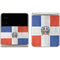 Dominican Republic Flag Distressed Galaxy Z Flip3 5G Skin